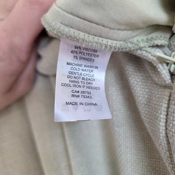 House of Harlow 1960 Light Sage Green Tailored Trousers, Suit Pants, Pleated - Picture 7 of 10